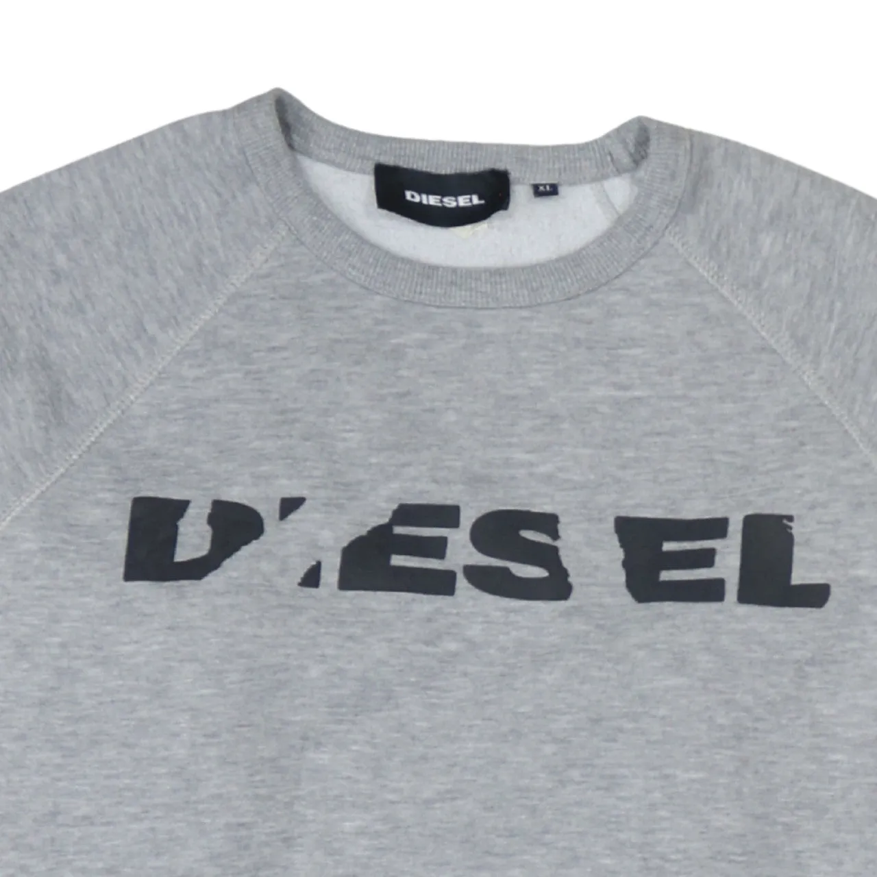 Diesel 90's Spellout Crew Neck Sweatshirt XLarge Grey sold by Vintage Club product image thumbnail 3