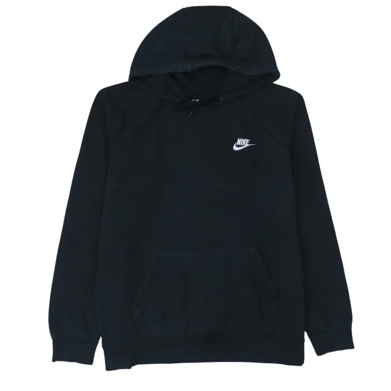 Nike 90's Swoosh Pullover Hoodie Large Black sold by Vintage Club