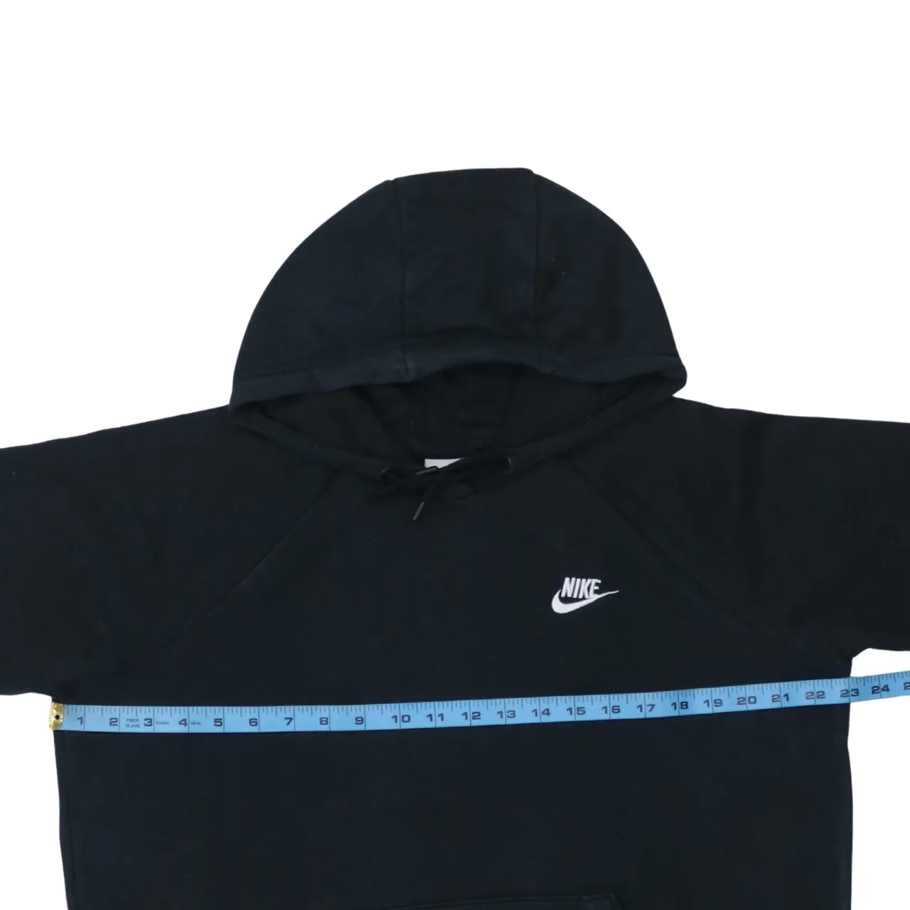 Nike 90's Swoosh Pullover Hoodie Large Black sold by Vintage Club product image thumbnail 5