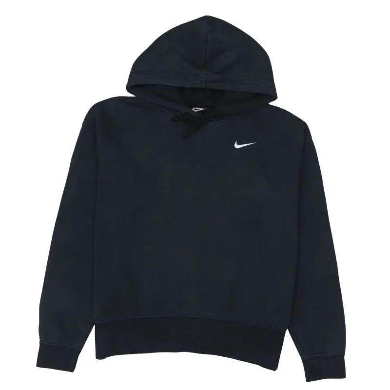 Nike 90's Swoosh Pullover Hoodie Small Black sold by Vintage Club