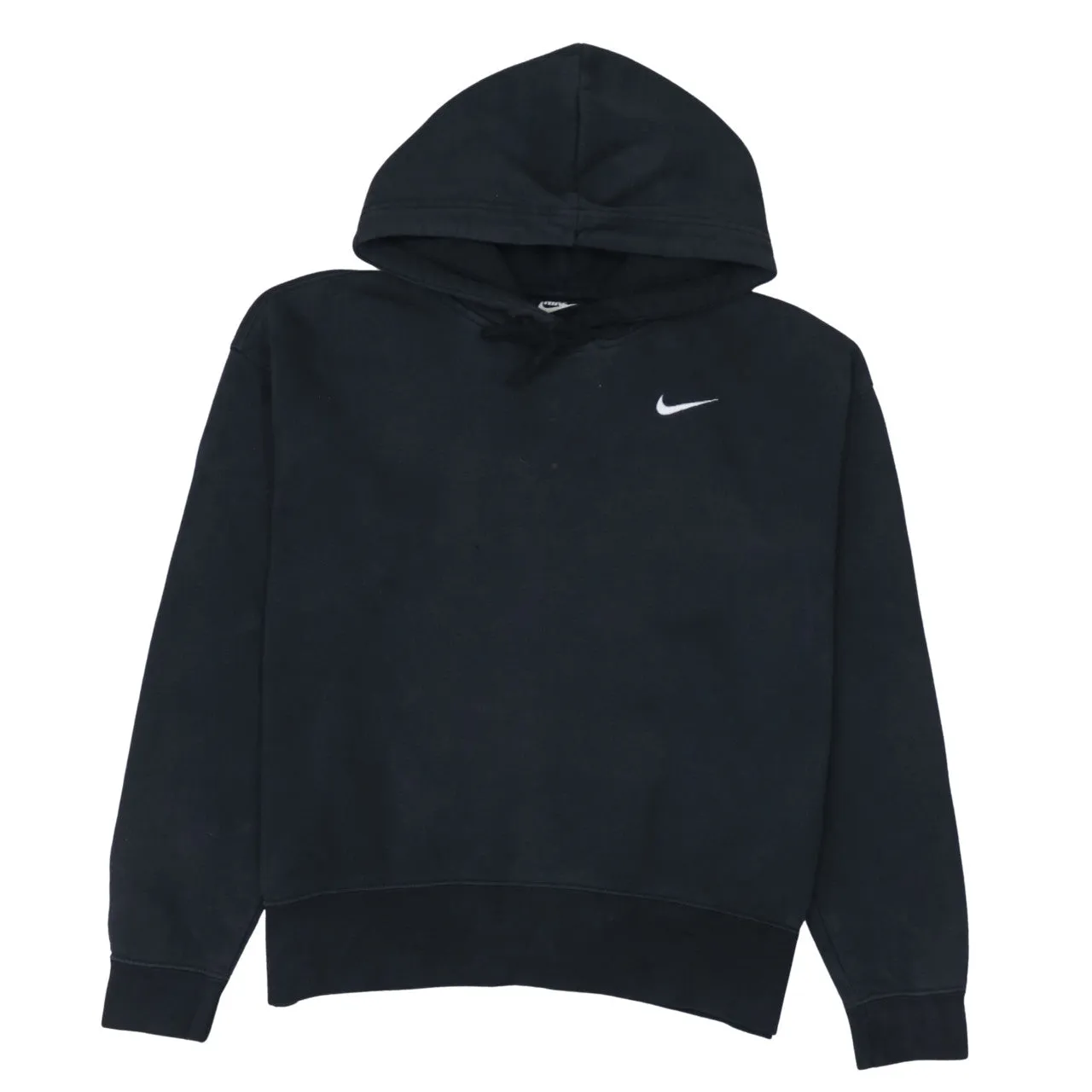 Nike 90's Swoosh Pullover Hoodie Small Black sold by Vintage Club