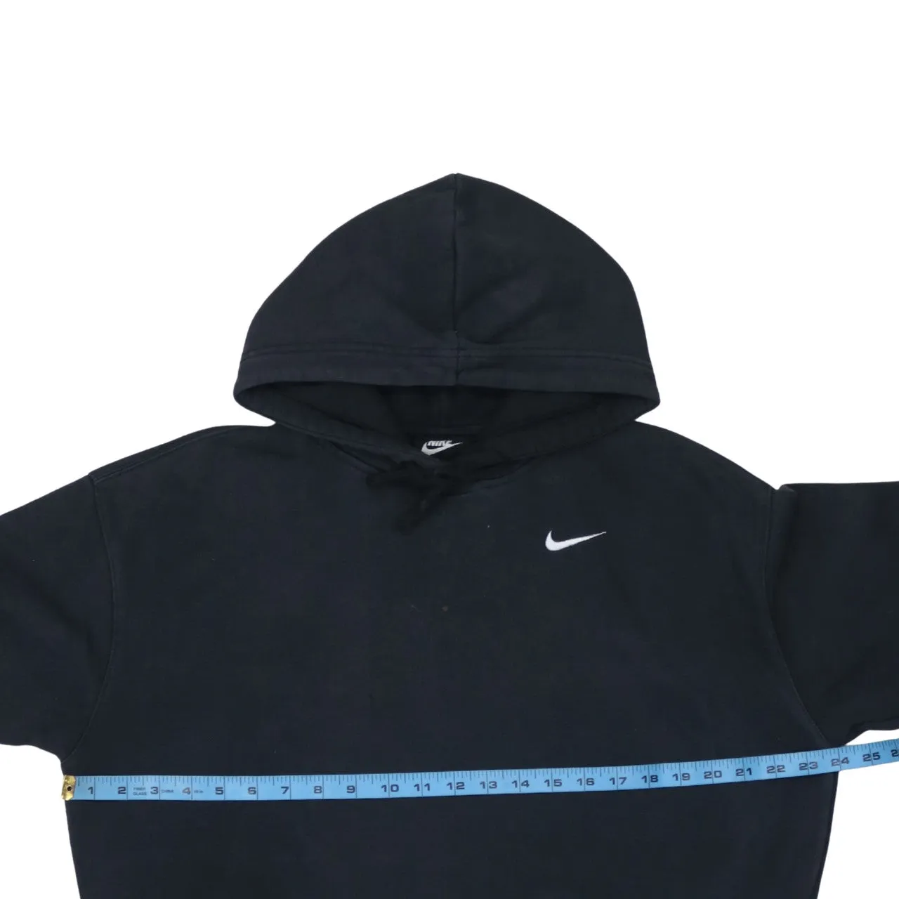 Nike 90's Swoosh Pullover Hoodie Small Black sold by Vintage Club product image thumbnail 5