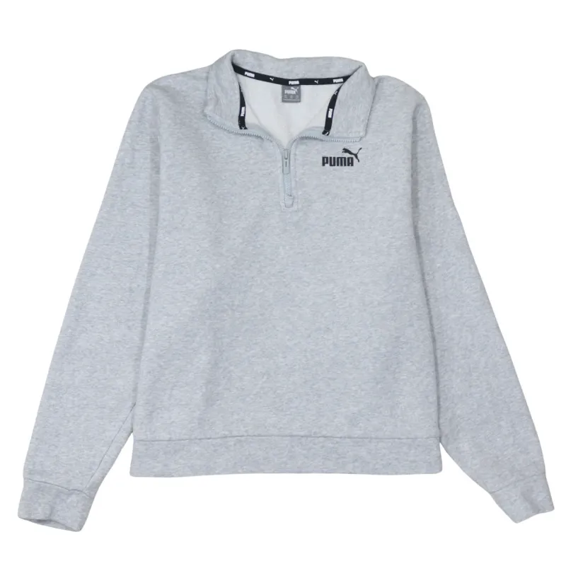 Puma 90's Lightweight Quarter Zip Sweatshirt XXXLarge (3XL) Grey sold by Vintage Club