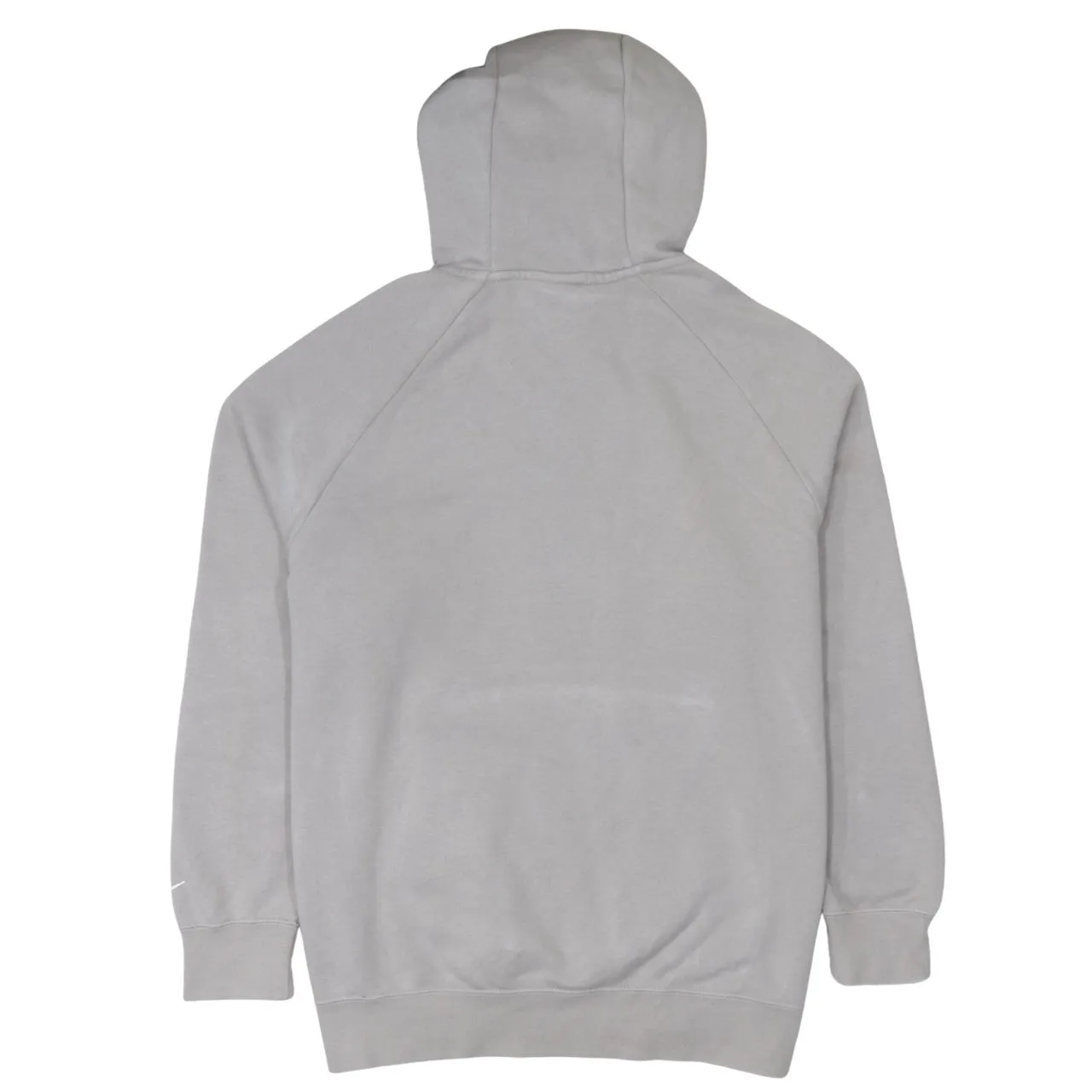 Nike 90's Center Middle Swoosh Pullover Hoodie Small Grey sold by Vintage Club product image thumbnail 2