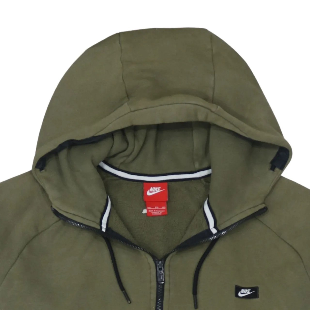 Nike 90's Swoosh Quarter Zip Hoodie XXLarge (2XL) Green sold by Vintage Club product image thumbnail 3