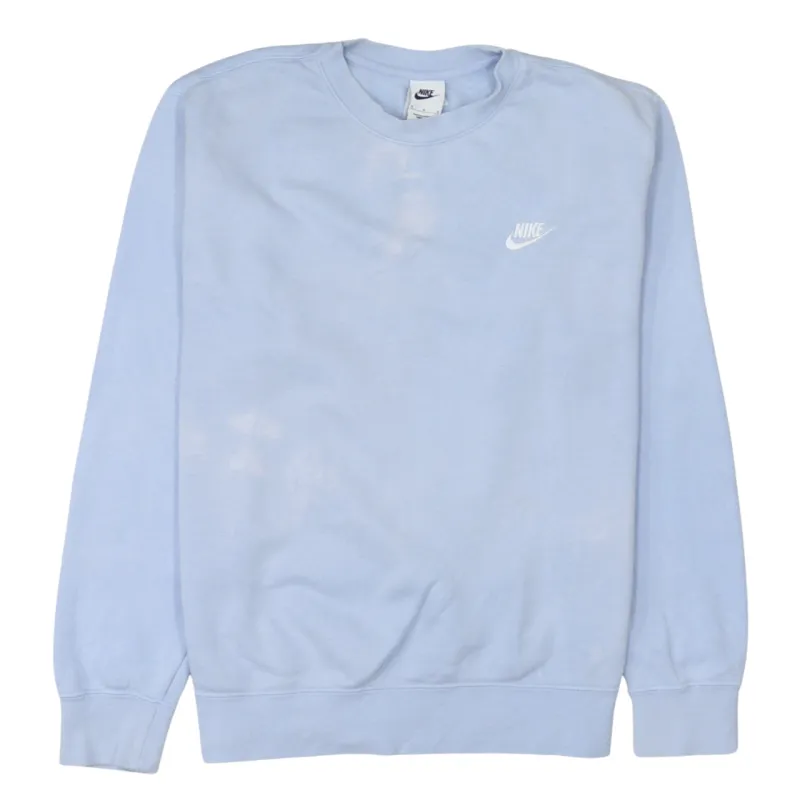 Nike 90's Swoosh Crew Neck Sweatshirt Medium Blue sold by Vintage Club