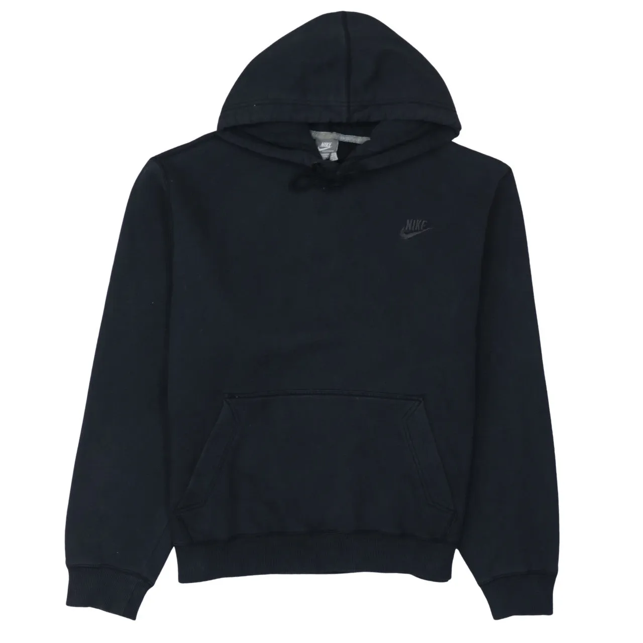 Nike 90's Swoosh Pullover Hoodie Large Black sold by Vintage Club