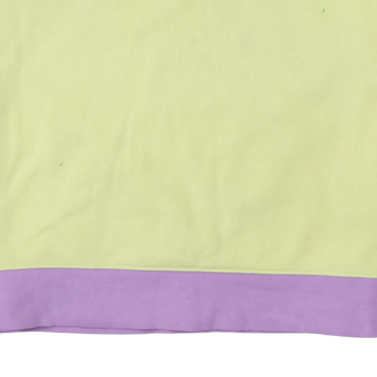 Nike Pastel Yellow Sweatshirt Women's Large Embroidered Chest Logo Colour Block Pullover Top sold by Vintage Club product image thumbnail 4