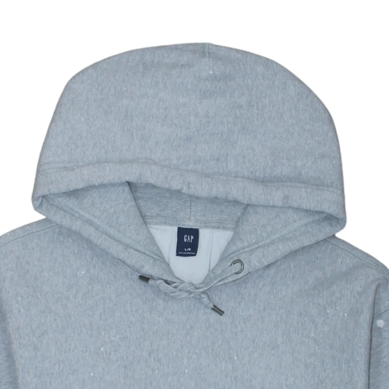 Gap 90's Drawstring Pockets Pullover Hoodie Large Grey sold by Vintage Club product image thumbnail 3