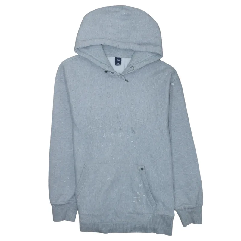 Gap 90's Drawstring Pockets Pullover Hoodie Large Grey sold by Vintage Club