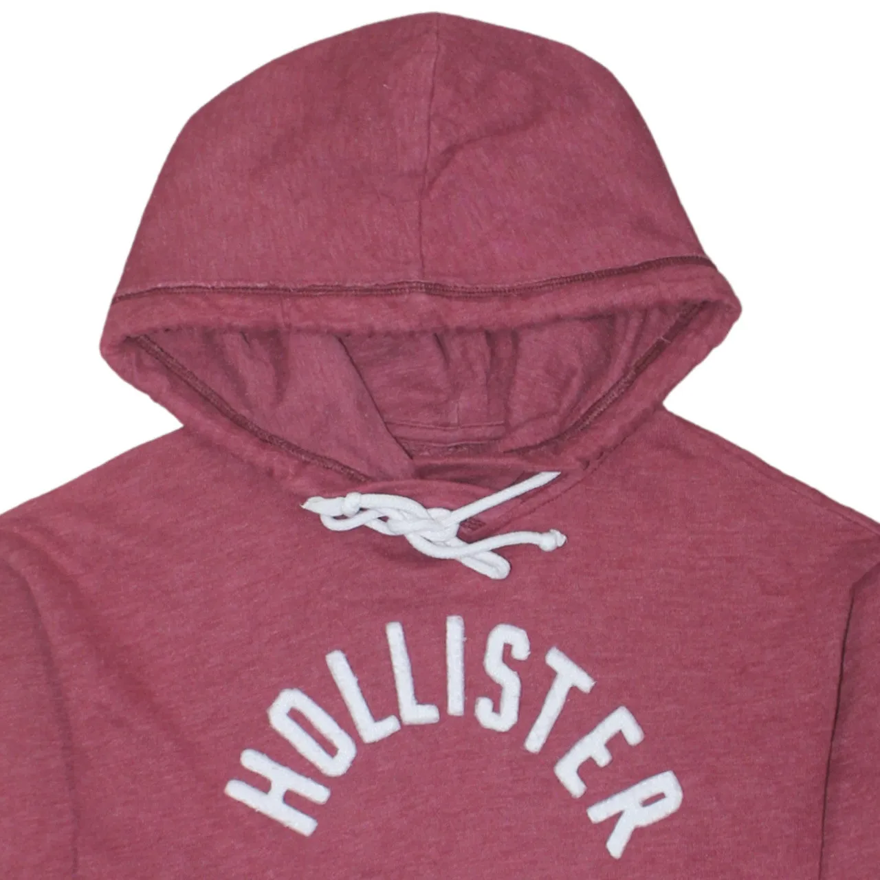 Hollister 90's Spellout Pullover Hoodie Medium Red sold by Vintage Club product image thumbnail 3