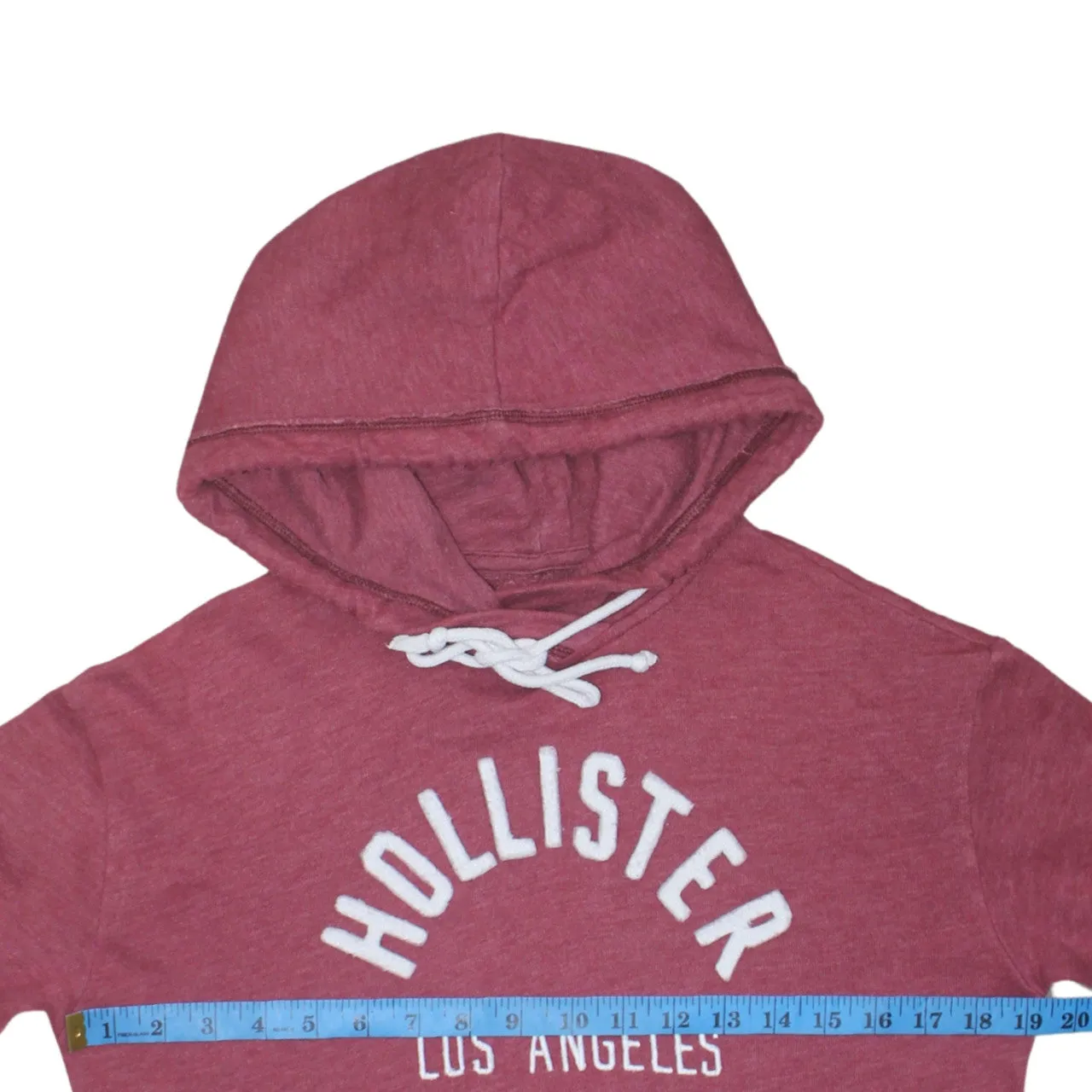 Hollister 90's Spellout Pullover Hoodie Small Red sold by Vintage Club product image thumbnail 5