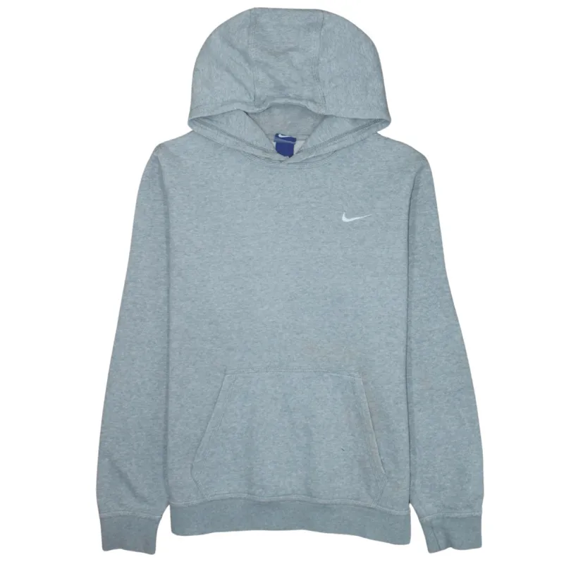 Nike 90's Swoosh Pullover Hoodie Large Grey sold by Vintage Club
