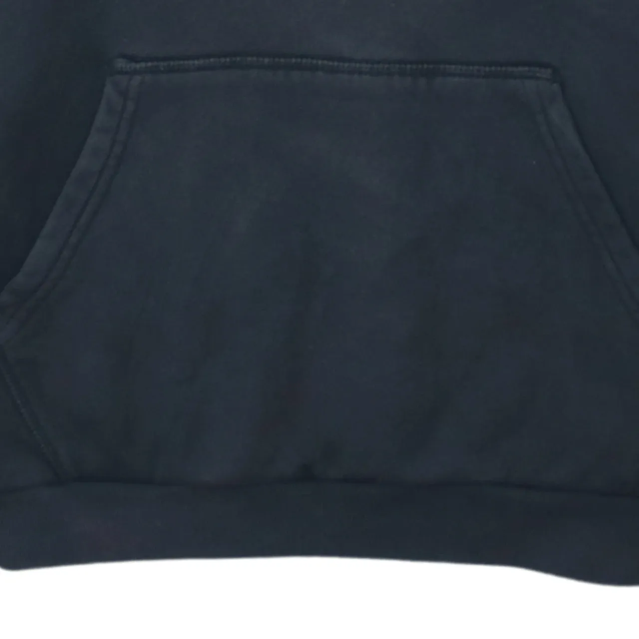 Adidas 90's Drawstring Pockets Pullover Hoodie Large Black sold by Vintage Club product image thumbnail 4