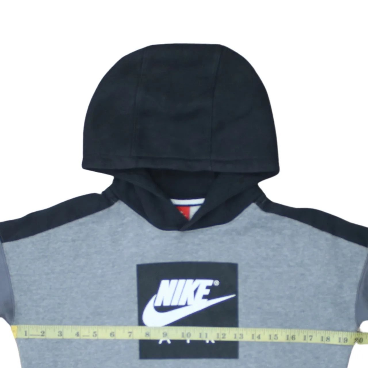 Nike 90's Center Middle Swoosh Pullover Hoodie XLarge Grey sold by Vintage Club product image thumbnail 5