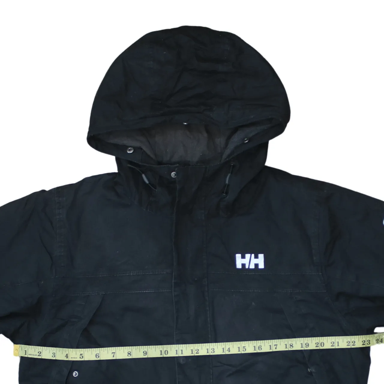 Helly Hansen 90's Hooded Full Zip Up Windbreaker Medium Black sold by Vintage Club product image thumbnail 5