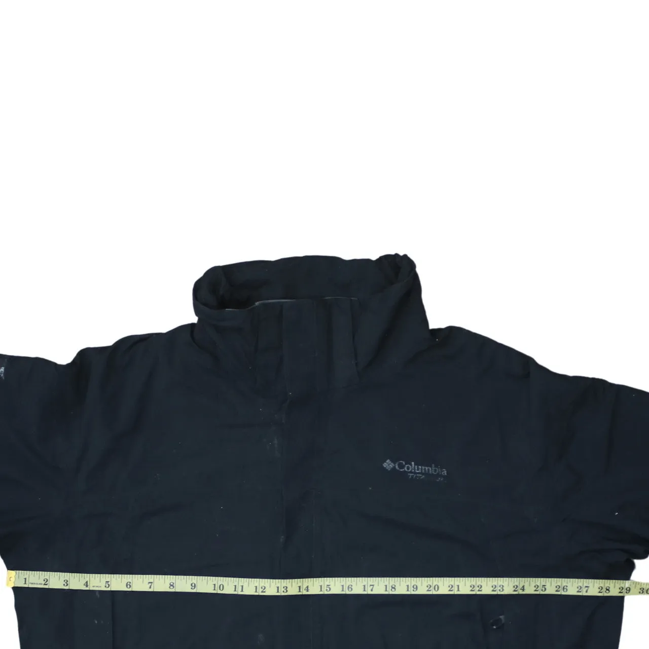 Columbia 90's Plain Full Zip Up Windbreaker XXLarge (2XL) Black sold by Vintage Club product image thumbnail 5