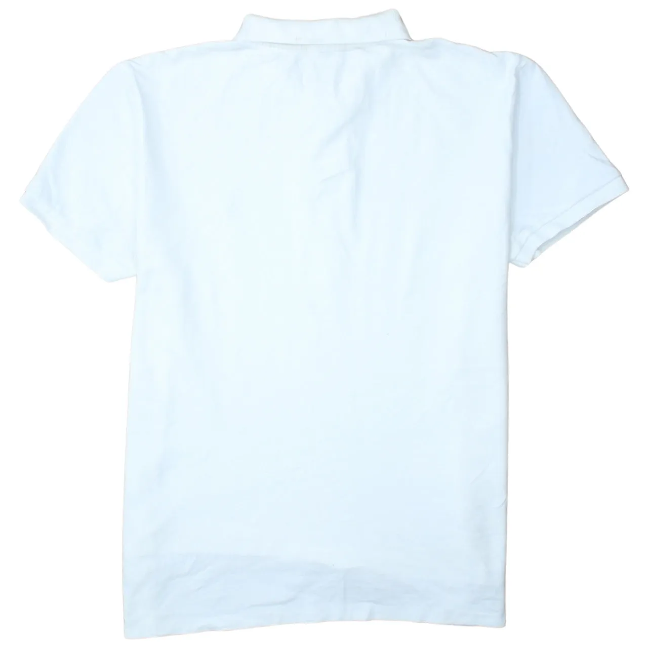 Polo Ralph Lauren 90's Short Sleeves Quarter Button Polo Shirt XLarge White sold by Vintage Club product image thumbnail 2