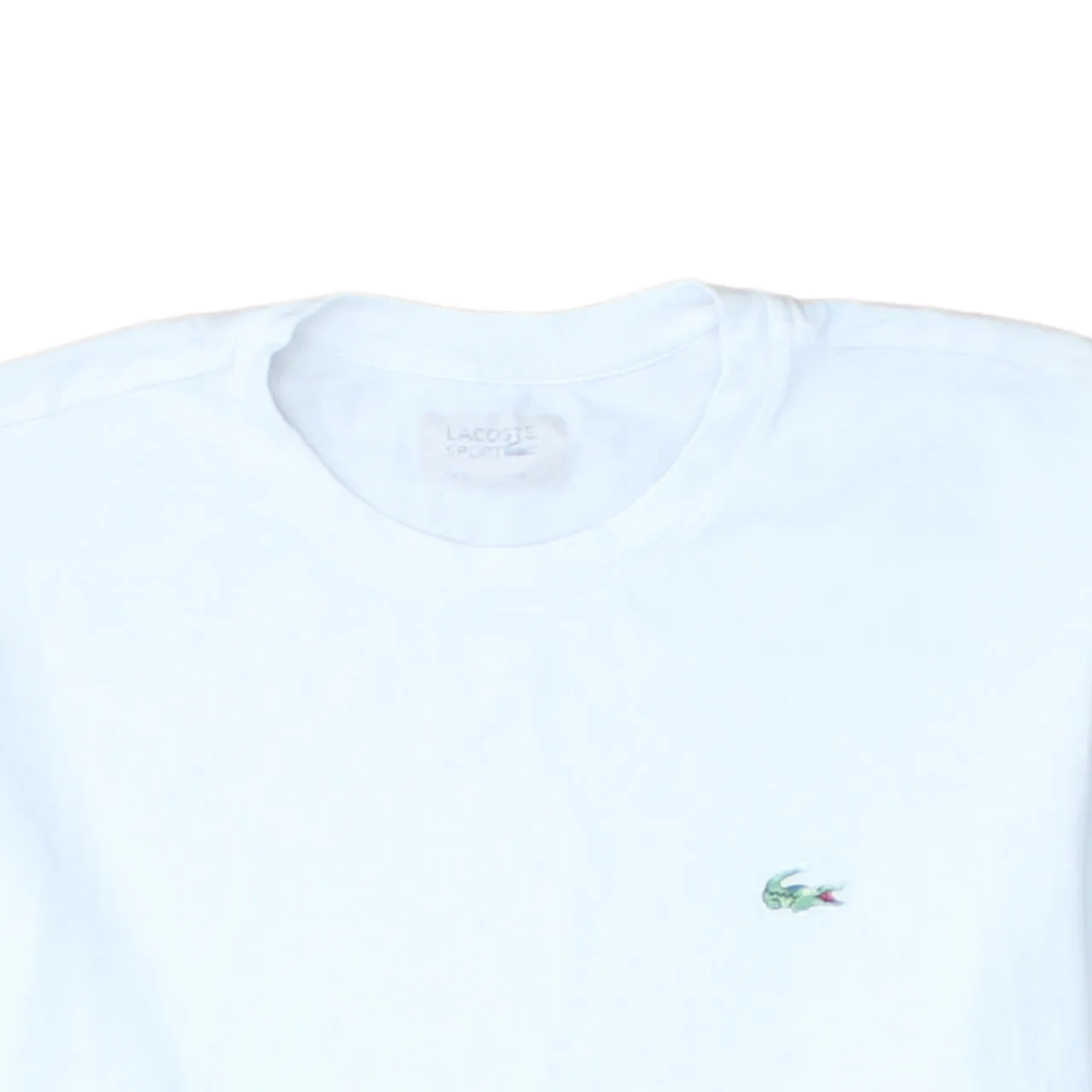 Lacoste 90's Lightweight Crew Neck Sweatshirt XSmall White sold by Vintage Club product image thumbnail 3