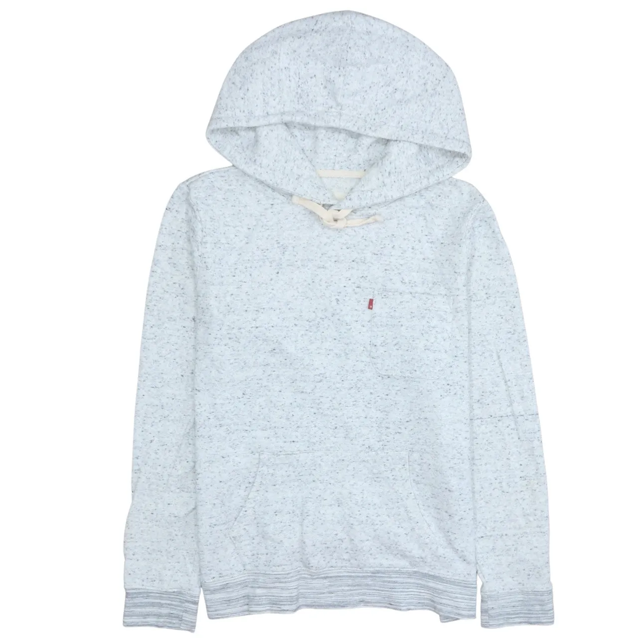 Levi's 90's Drawstring Pockets Pullover Hoodie Large Grey sold by Vintage Club
