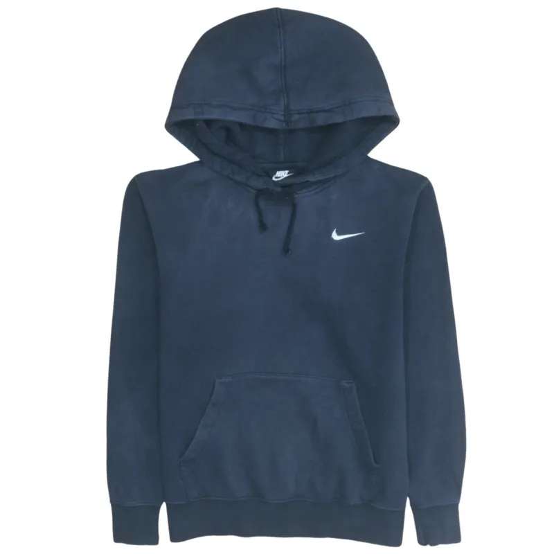 Nike 90's Swoosh Pullover Hoodie Small Black sold by Vintage Club