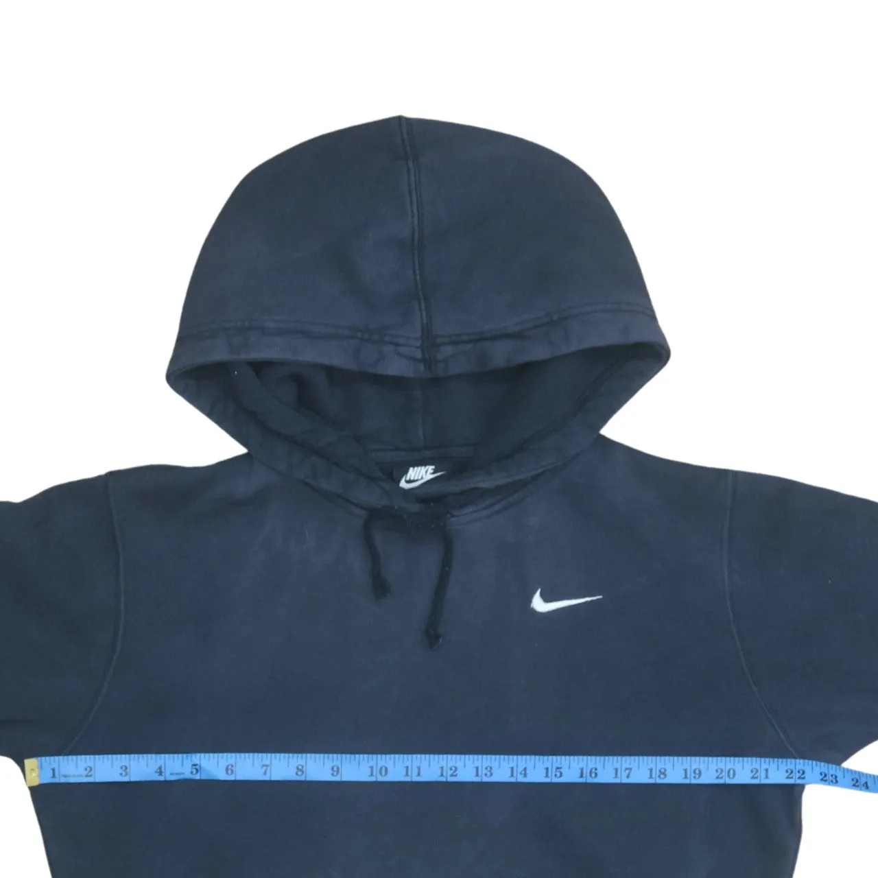 Nike 90's Swoosh Pullover Hoodie Small Black sold by Vintage Club product image thumbnail 5