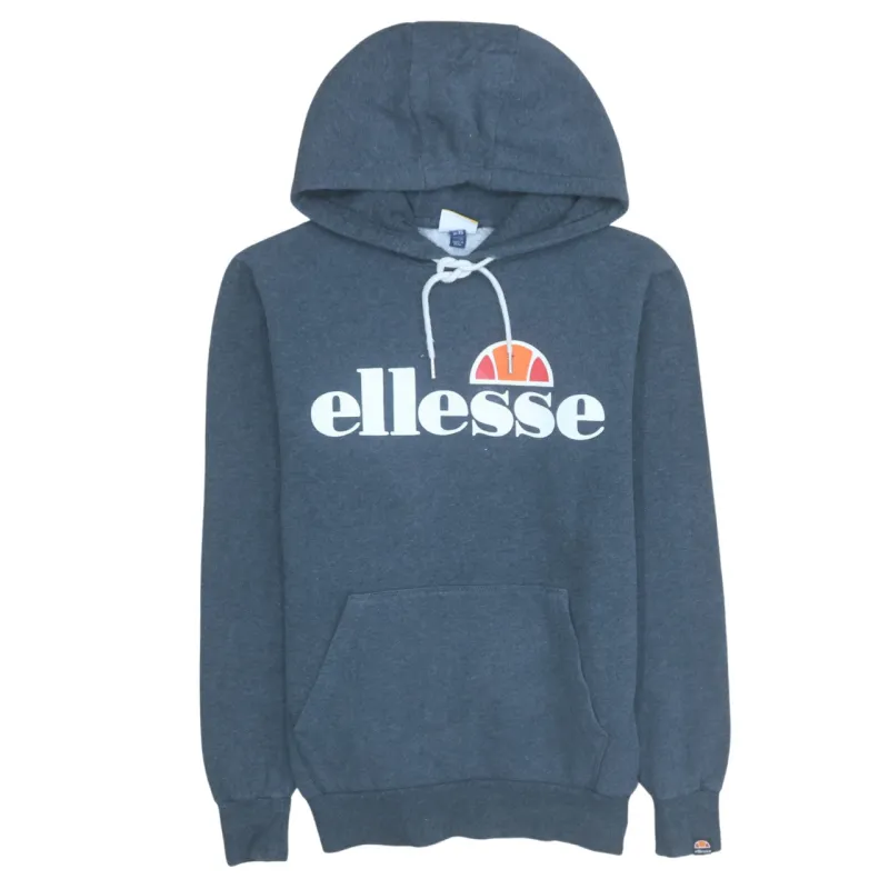 Ellesse 90's Spellout Pullover Hoodie XSmall Grey made by Ellesse