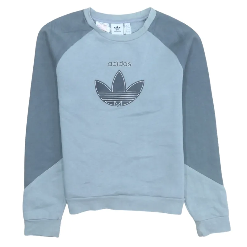 Adidas 90's Spellout Crew Neck Sweatshirt Large Grey sold by Vintage Club