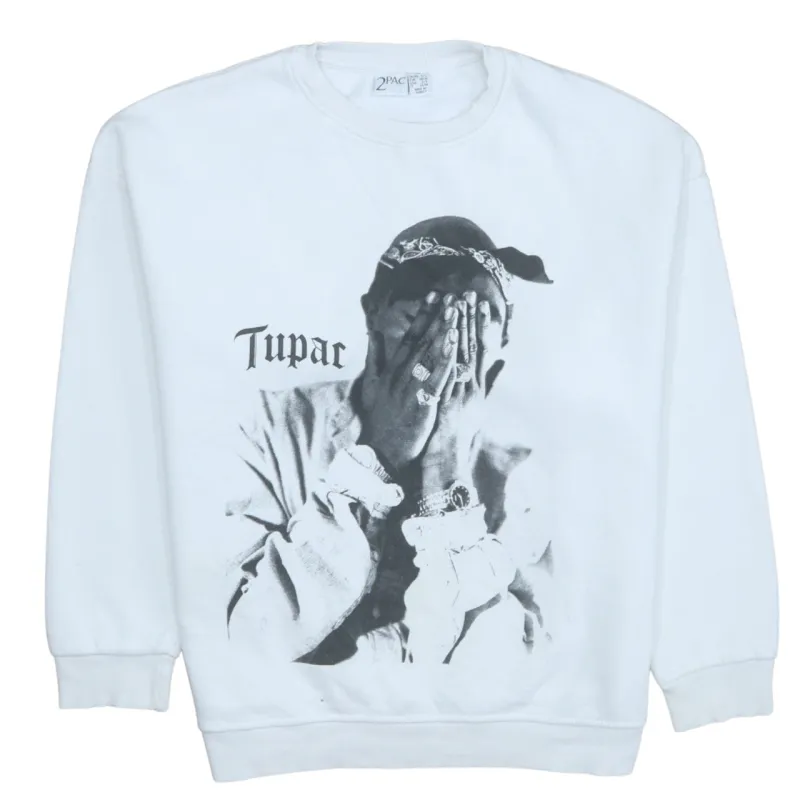 Retro 90's Lightweight Crew Neck Sweatshirt XSmall White sold by Vintage Club