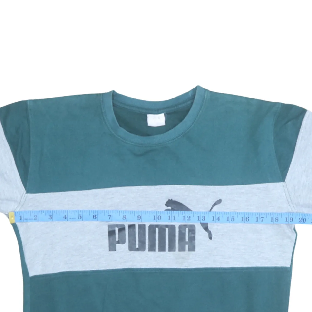Puma 90's Spellout Crew Neck Sweatshirt XLarge Green sold by Vintage Club product image thumbnail 5