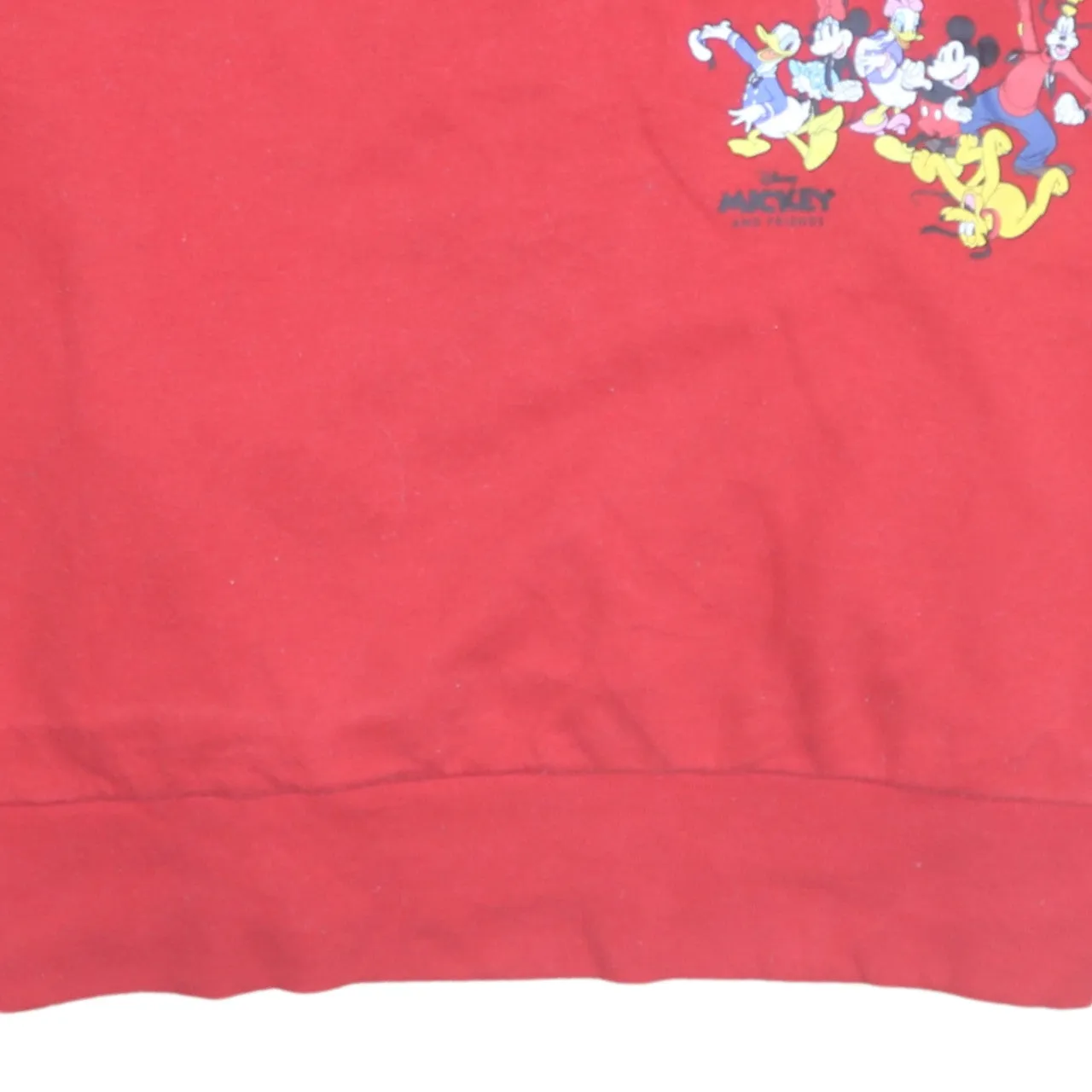 Disney 90's Mickey Mouse & Friends Crew Neck Sweatshirt Large Red sold by Vintage Club product image thumbnail 4