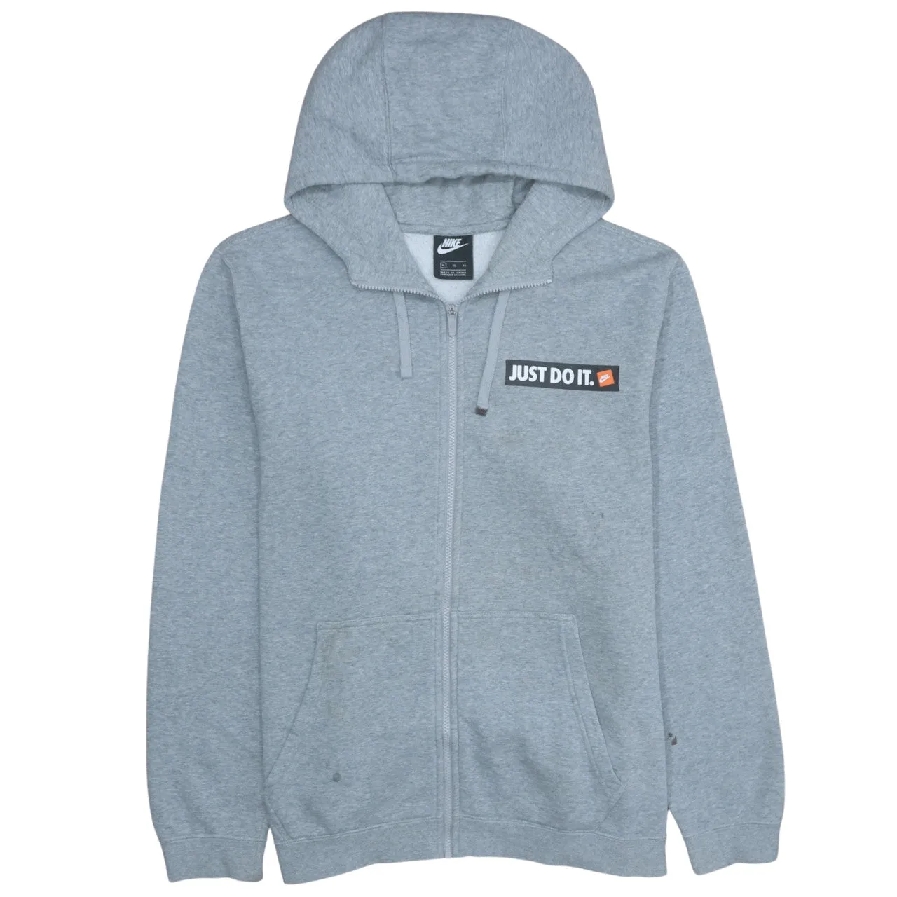 Nike 90's Swoosh Full Zip Up Hoodie XLarge Grey sold by Vintage Club