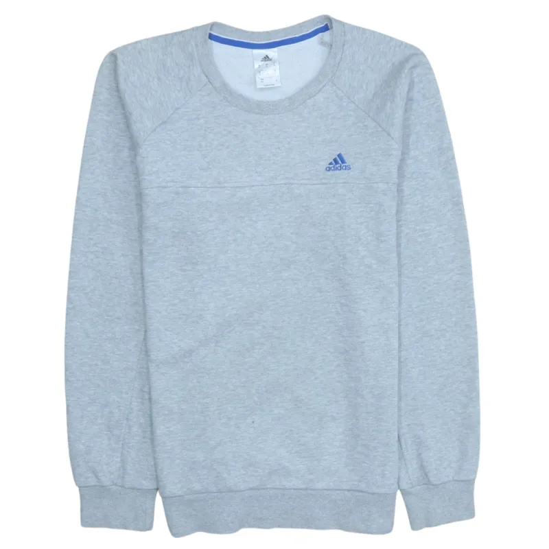 Adidas 90's Lightweight Crew Neck Sweatshirt Small Grey sold by Vintage Club