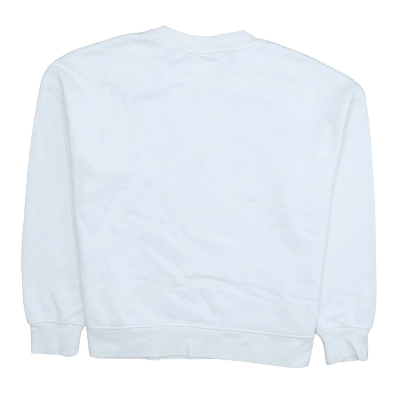 Disney White Mickey Mouse Sweatshirt Women's Medium Printed Graphic Crewneck Pullover Top sold by Vintage Club product image thumbnail 2