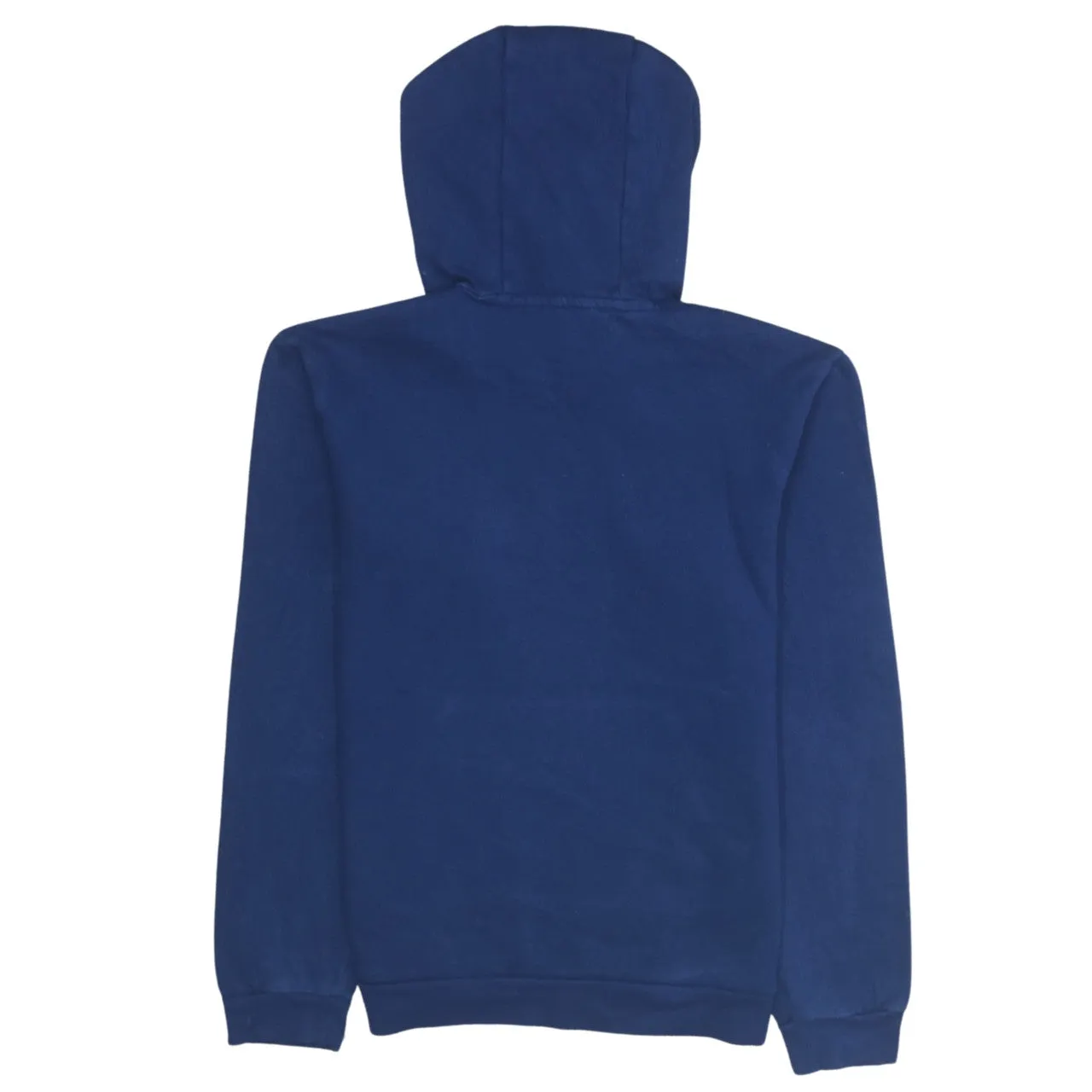 Adidas 90's Drawstring Pockets Pullover Hoodie Small Navy Blue sold by Vintage Club product image thumbnail 2