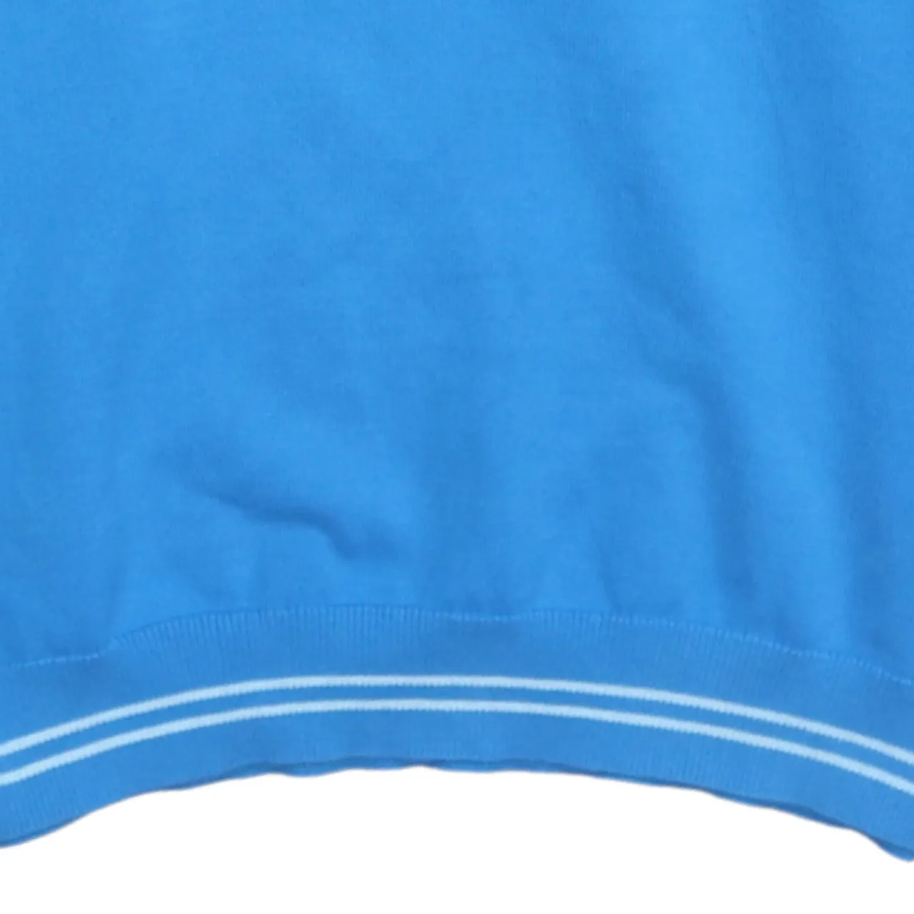 HUGO BOSS Bright Blue Sweatshirt Women’s Medium Quarter Zip Embroidered Logo Pullover Top sold by Vintage Club product image thumbnail 4
