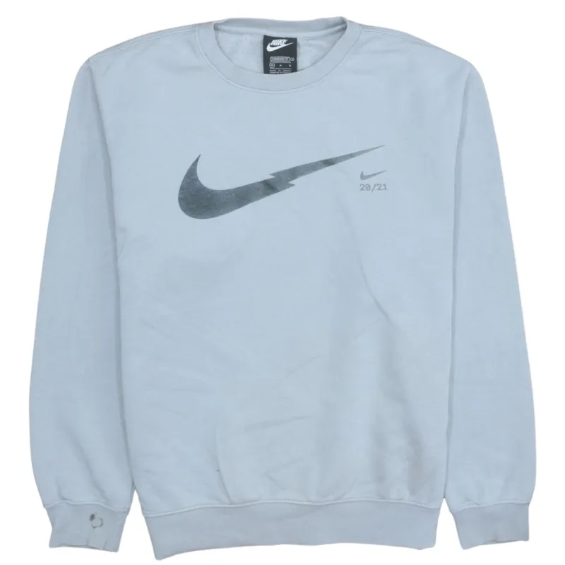 Nike 90's Center Middle Swoosh Crew Neck Sweatshirt Medium Grey sold by Vintage Club
