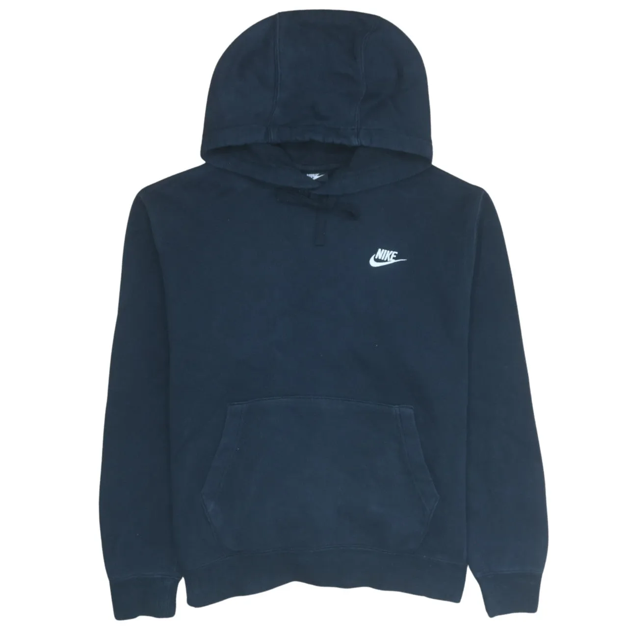 Nike 90's Swoosh Pullover Hoodie Medium Black sold by Vintage Club