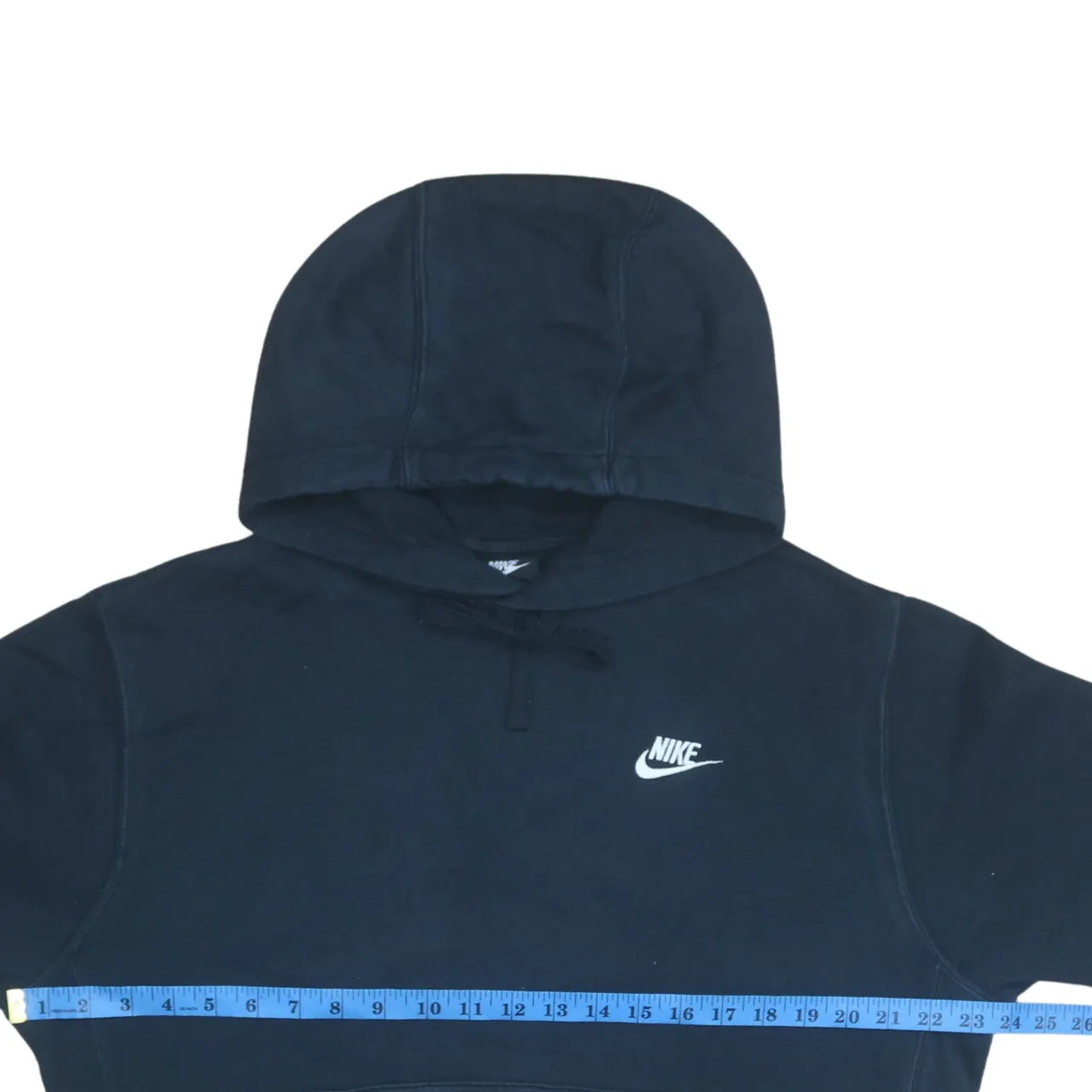 Nike 90's Swoosh Pullover Hoodie Medium Black sold by Vintage Club product image thumbnail 5