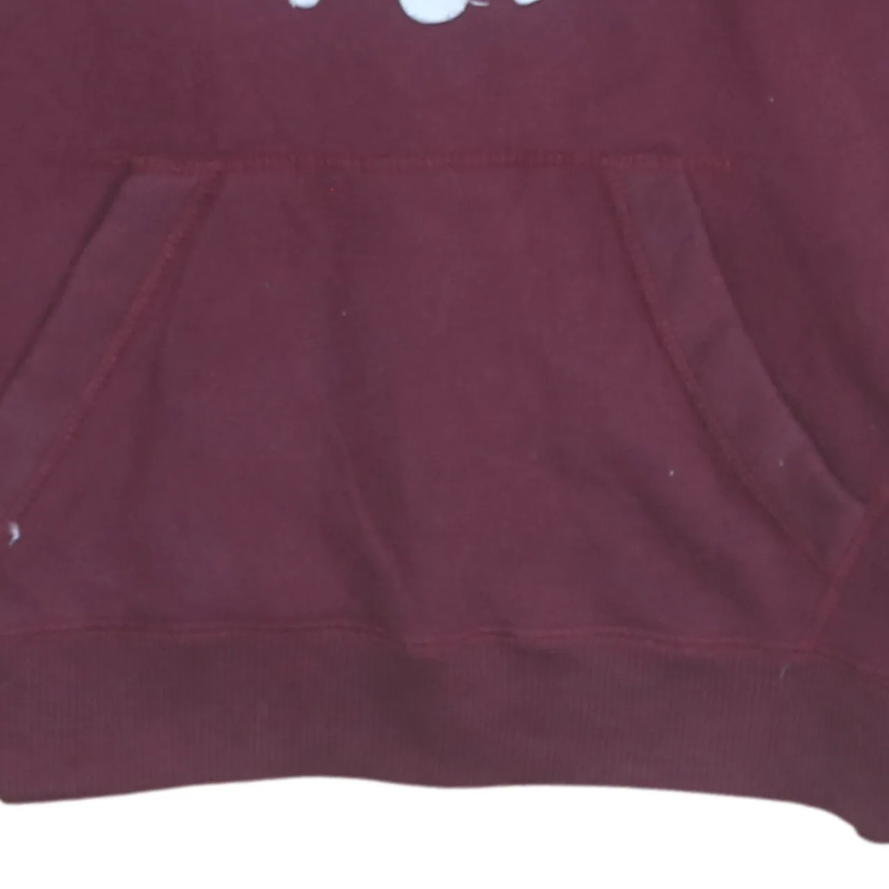 Hollister 90's Spellout Pullover Hoodie Large Burgundy Red sold by Vintage Club product image thumbnail 4