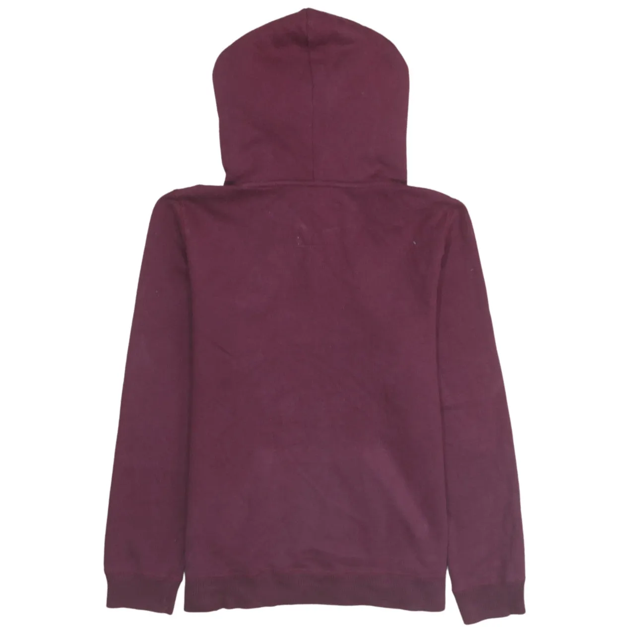 Hollister 90's Spellout Pullover Hoodie Large Burgundy Red sold by Vintage Club product image thumbnail 2