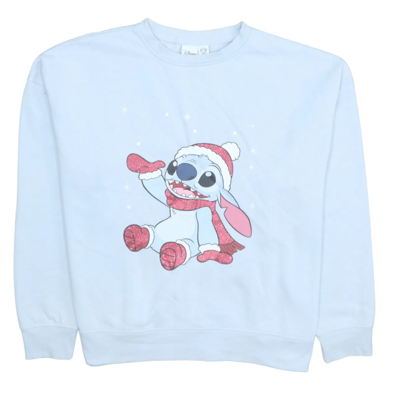 Disney 90's Stitch Crew Neck Sweatshirt XLarge Blue sold by Vintage Club