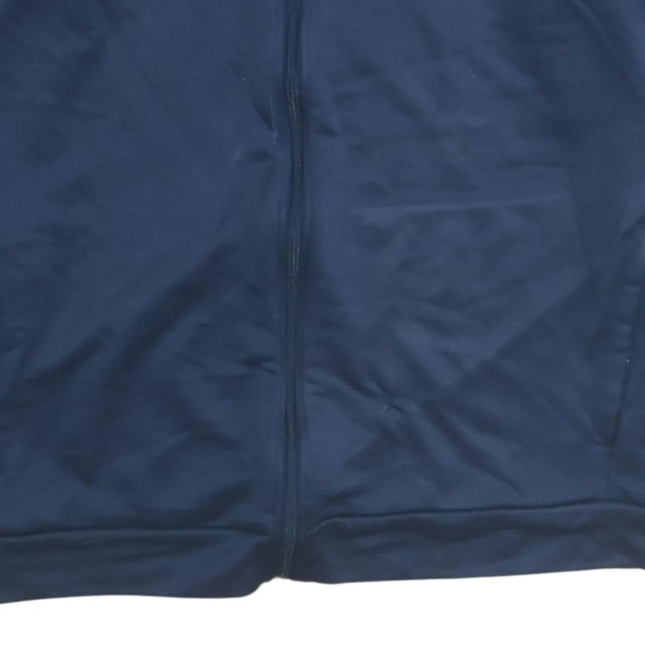 Adidas 90's Striped Sleeve Full Zip Up Hoodie XLarge Navy Blue sold by Vintage Club product image thumbnail 4