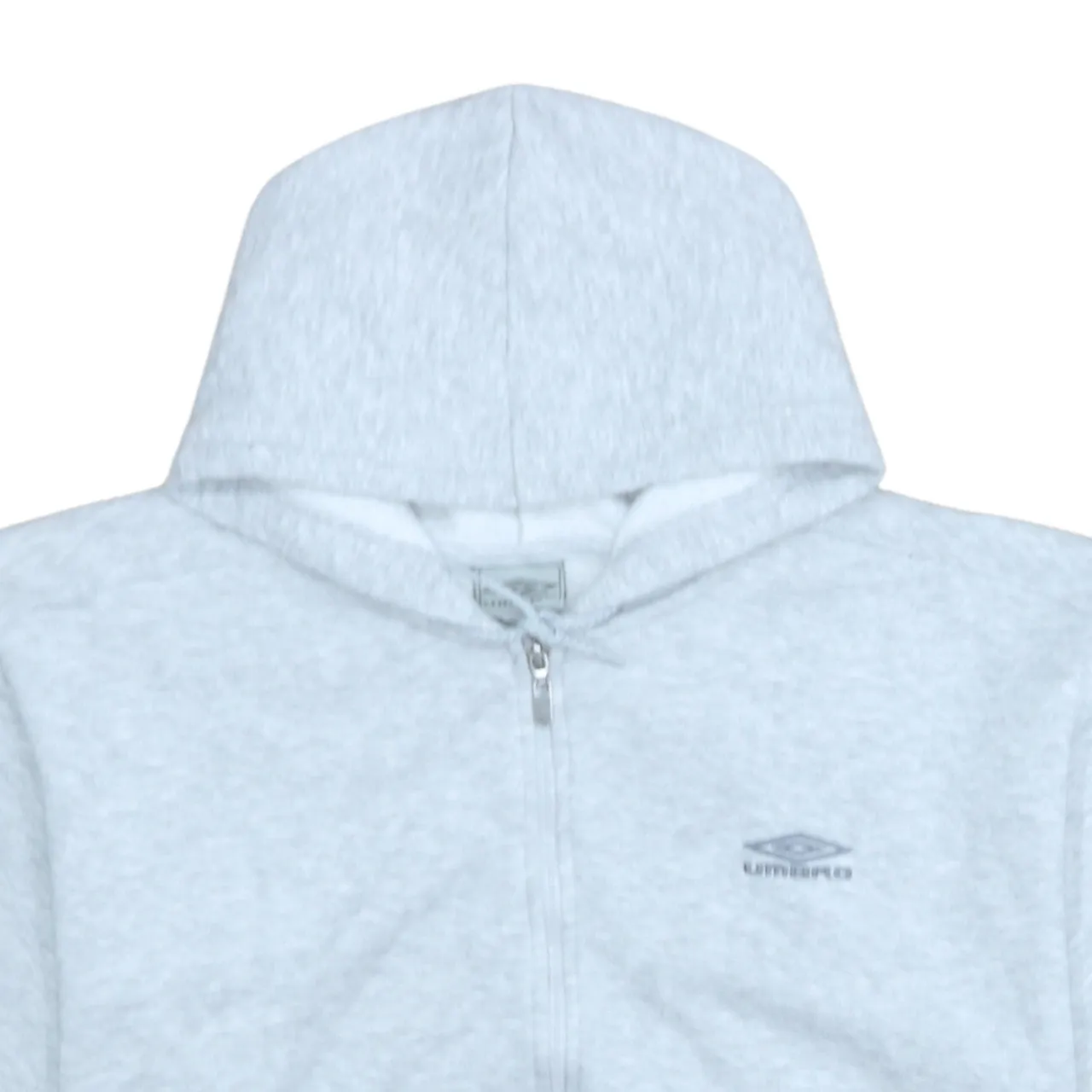 Umbro 90's Short Sleeves Full Zip Up Hoodie Small Grey sold by Vintage Club product image thumbnail 3