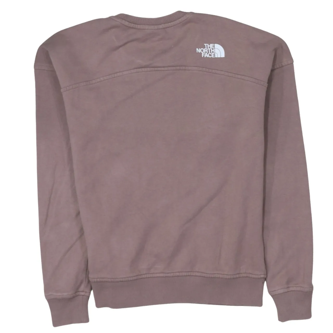The North Face Mauve Sweatshirt Women's XSmall Printed Logo Crewneck Pullover Fleece Top sold by Vintage Club product image thumbnail 2