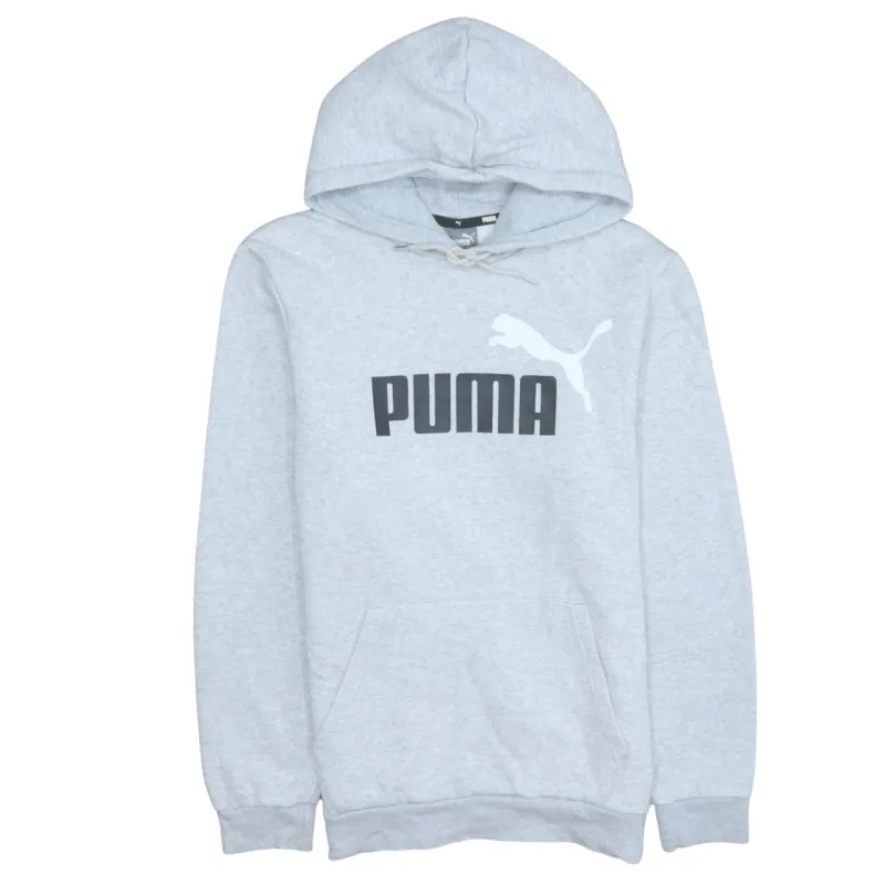 Puma 90's Spellout Pullover Hoodie Medium Grey sold by Vintage Club