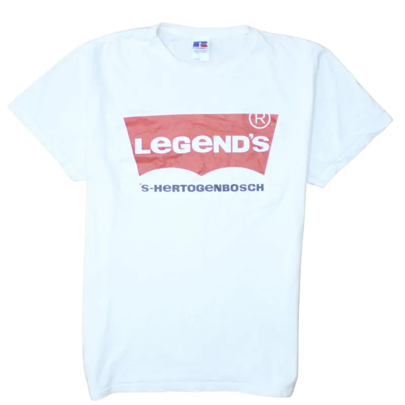 Russell Athletic 90's Short Sleeves Crew Neck T Shirt Large White made by Russell Athletic