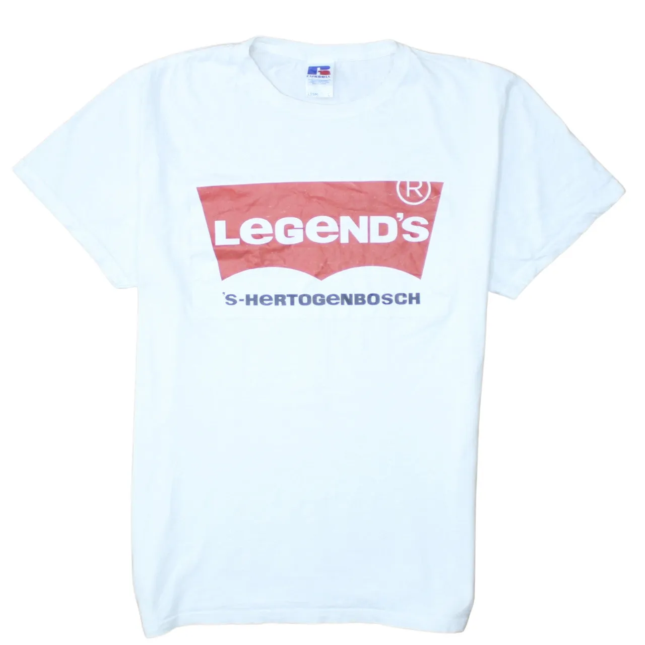 Russell Athletic 90's Short Sleeves Crew Neck T Shirt Large White sold by Vintage Club