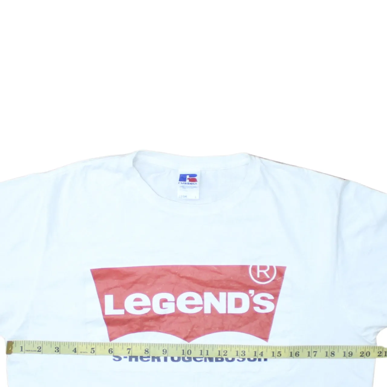 Russell Athletic 90's Short Sleeves Crew Neck T Shirt Large White sold by Vintage Club product image thumbnail 5