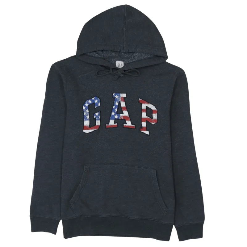 Gap 90's Spellout Pullover Hoodie Medium Grey sold by Vintage Club